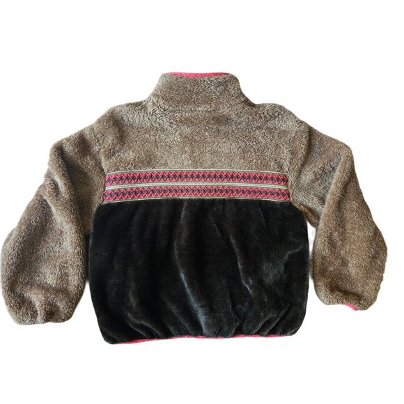 UGG Marlene Sherpa Jacket Heritage Braid Size Medium - Picture 10 of 10